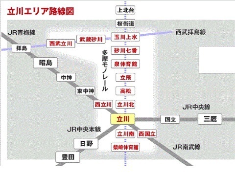 立川駅_エリア路線図