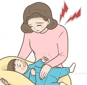 抱っこ肩（抱っこによる肩コリ）